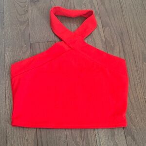 Red Crop Top